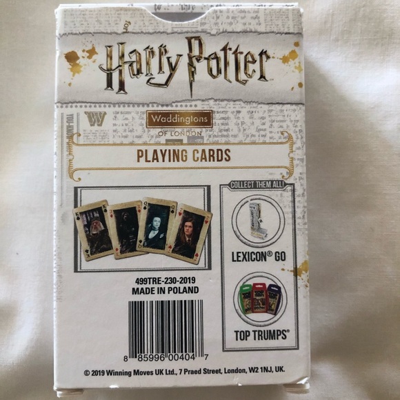 NIP HARRY POTTER PLAYING CARDS - Picture 2 of 4